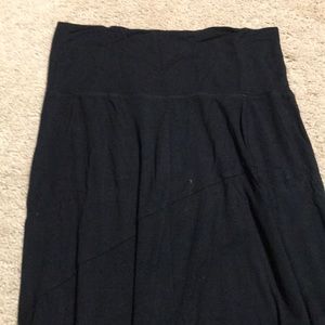 Black maxi skirt